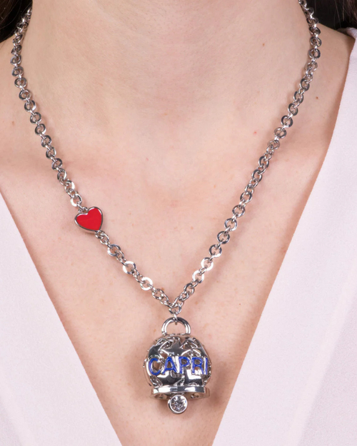 Amo Capri collana campana Capri