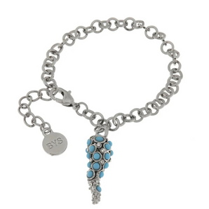 Amo Capri bracciale Corno azzurro