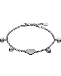 CHIARA FERRAGNI BRACCIALE ARGENTO CUORE