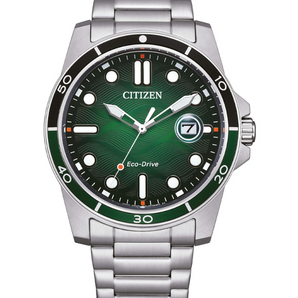 Citizen orologio Marine 1810 verde