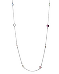 Dvccio collana lunga Jordan in Argento 925 e Cristalli