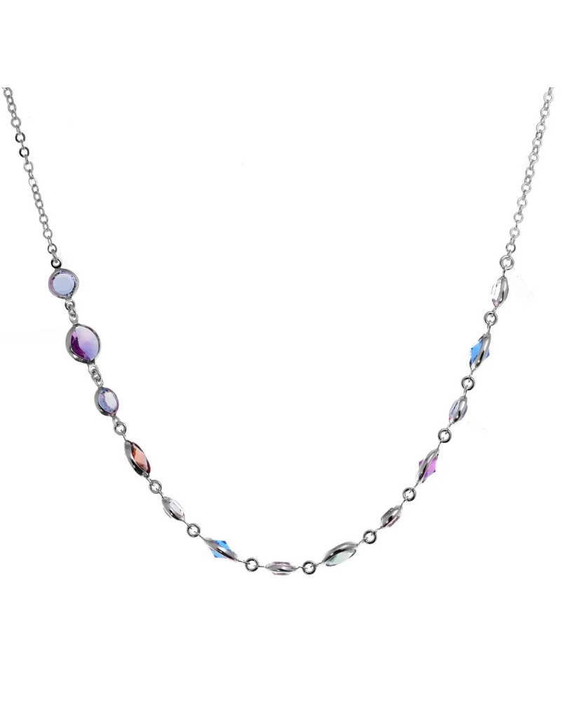 Dvccio girocollo Jordan Argento 925 Cristalli