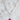 Giade collana Argento 925 placcato Oro rosa e cristalli