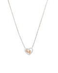 Giade collana Argento 925 Nascita cuore blu