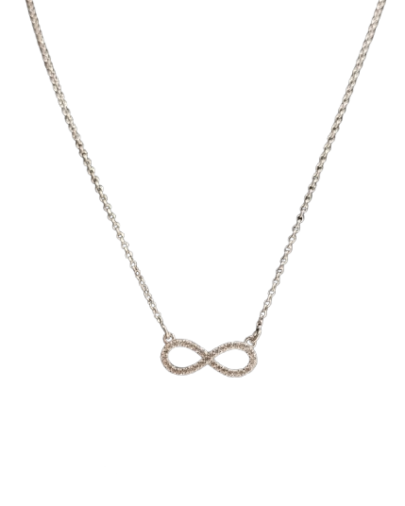 Giade collana Argento 925 Infinito Zirconi