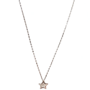 Giade collana Argento Stella con Zirconi