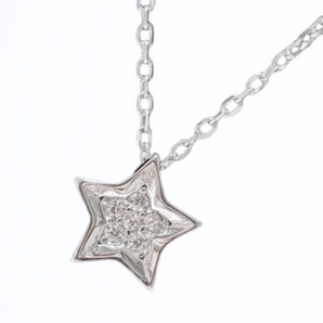 Giade collana Argento Stella con Zirconi