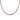 Giade collana Argento 925 Tennis fucsia