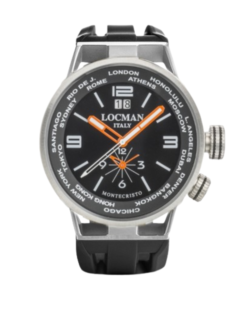 LOCMAN OROLOGIO MONTECRISTO NERO 0508A01S-00BKWHSK