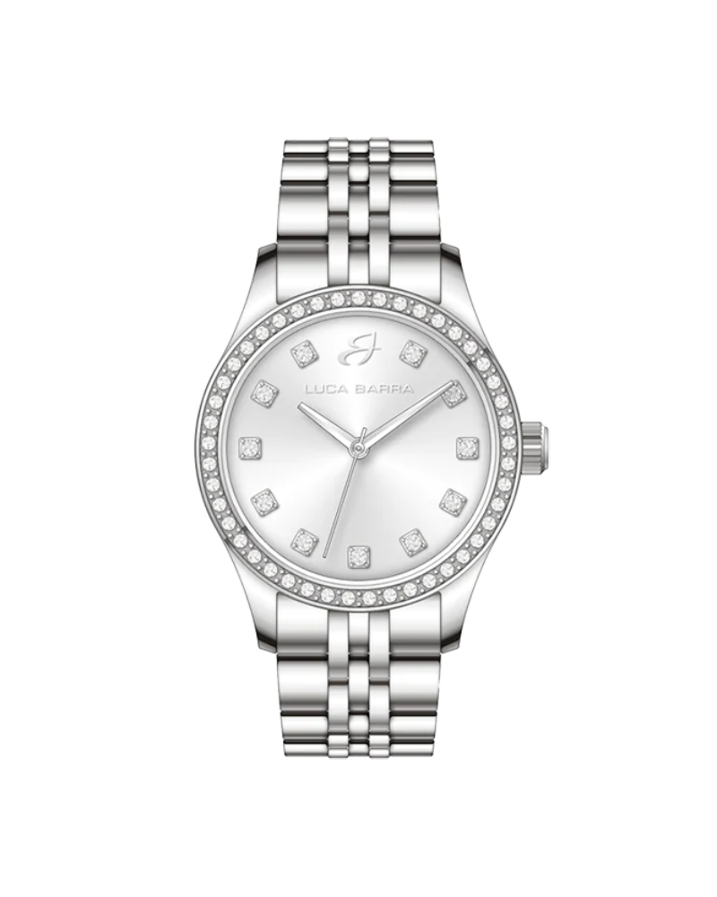 LUCA BARRA OROLOGIO ACCIAIO SILVER