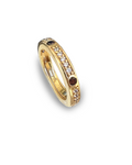 Labrioro anello Urban gold zirconi brown