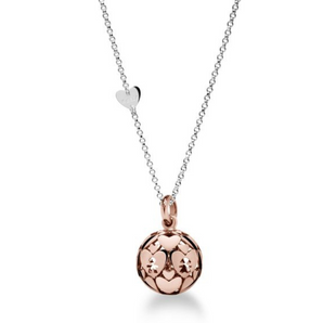 Le Bebè collana suonamore in argento placcato oro rosa