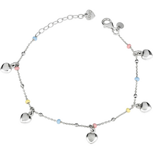 Liu Jo bracciale Jewels con cuori pendenti