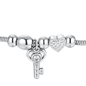 Luca Barra bracciale Chiave Cuore