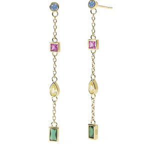 Mabina orecchini Raimbow multicolor