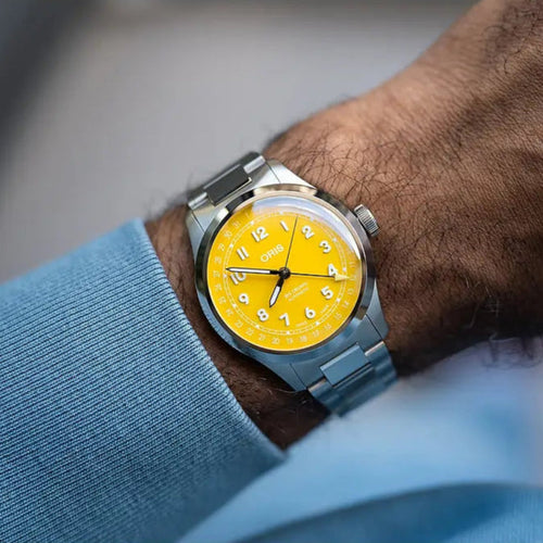 Big Crown Pointer Date Yellow Dial