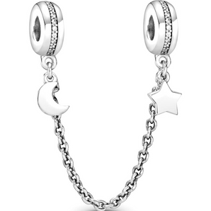 Pandora catena di sicurezza Luna e Stella 797512CZ-05