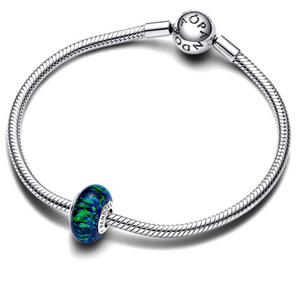 Pandora charm Opale verde blu 791691C04