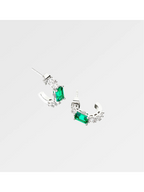 ORECCHINI A CERCHIO EMERALD SMALL