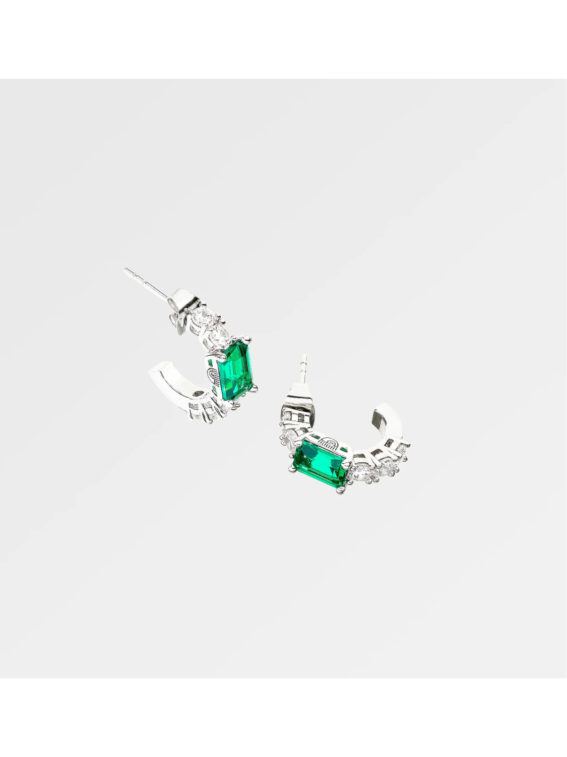 ORECCHINI A CERCHIO EMERALD SMALL