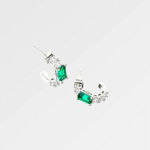 ORECCHINI A CERCHIO EMERALD SMALL