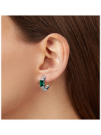 ORECCHINI A CERCHIO EMERALD SMALL