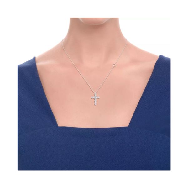 Collana Croce oro 18kt Re Carlo