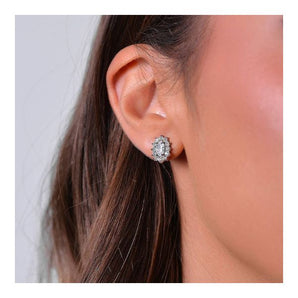 ORECCHINI DONNA IN ACCIAIO CRISTALLI E ZIRCONE BIANCO