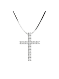 Collana Elli's Crucis pendente croce oro e diamanti