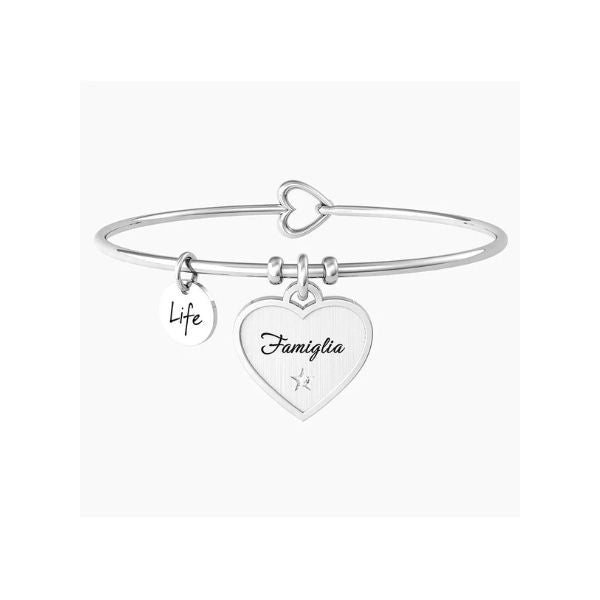 Bracciale Rigido Kidult Family Cuore Famiglia