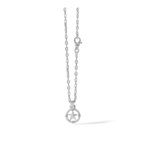 collana Argento 925 con Pendente uomo Comete Stella Polare