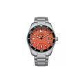 CITIZEN OROLOGIO ECO DRIVE MARINE ARANCIO