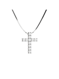 Collana Elli's Crucis pendente croce oro e diamanti