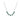 COLLANA DONNA IN ACCIAIO CRISTALLI VERDE