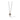 Collana Croce in Argento rosè con zirconi neri Small