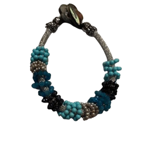 Rajola bracciale cherie rigido con Apatite Perle Spinello