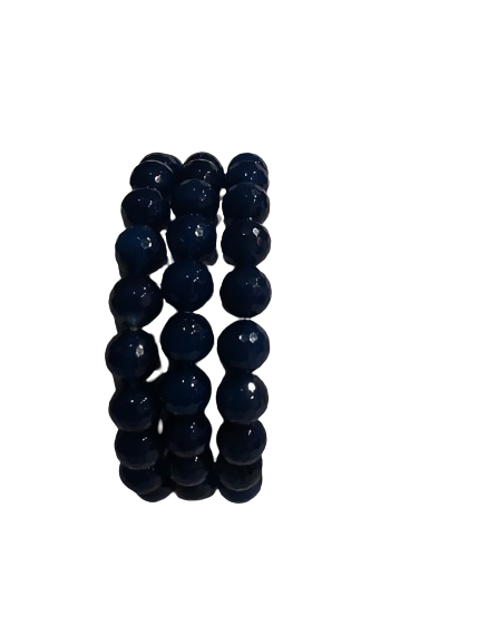 Rajola bracciale charlotte strach 3 fili con agata blu