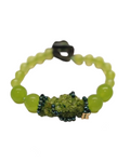 Rajola bracciale hula Agata verde light
