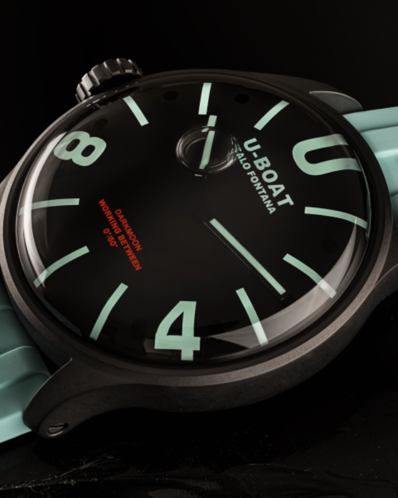 U-BOAT OROLOGIO DARKMOON 44MM BK AQUAMARINE PVD 9526/A
