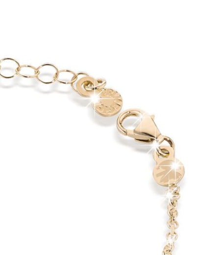 Bracciale Fortuna con coniglietto e carota in oro giallo /  Le Bebè