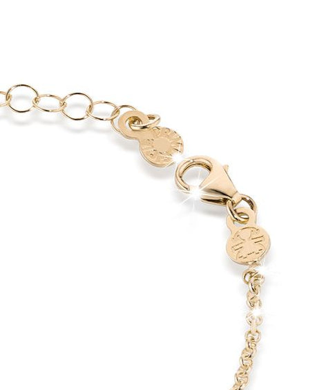 Bracciale Fortuna con ferro di cavallo e stella in oro giallo / Le bebè