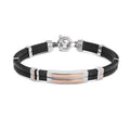 Bracciale Vortex in cacciù e oro con diamanti