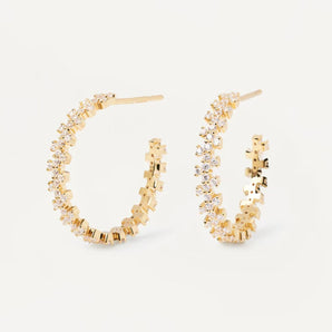 Orecchini PDPAOLA Crown Gold Argento 925