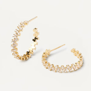 Orecchini PDPAOLA Crown Gold Argento 925