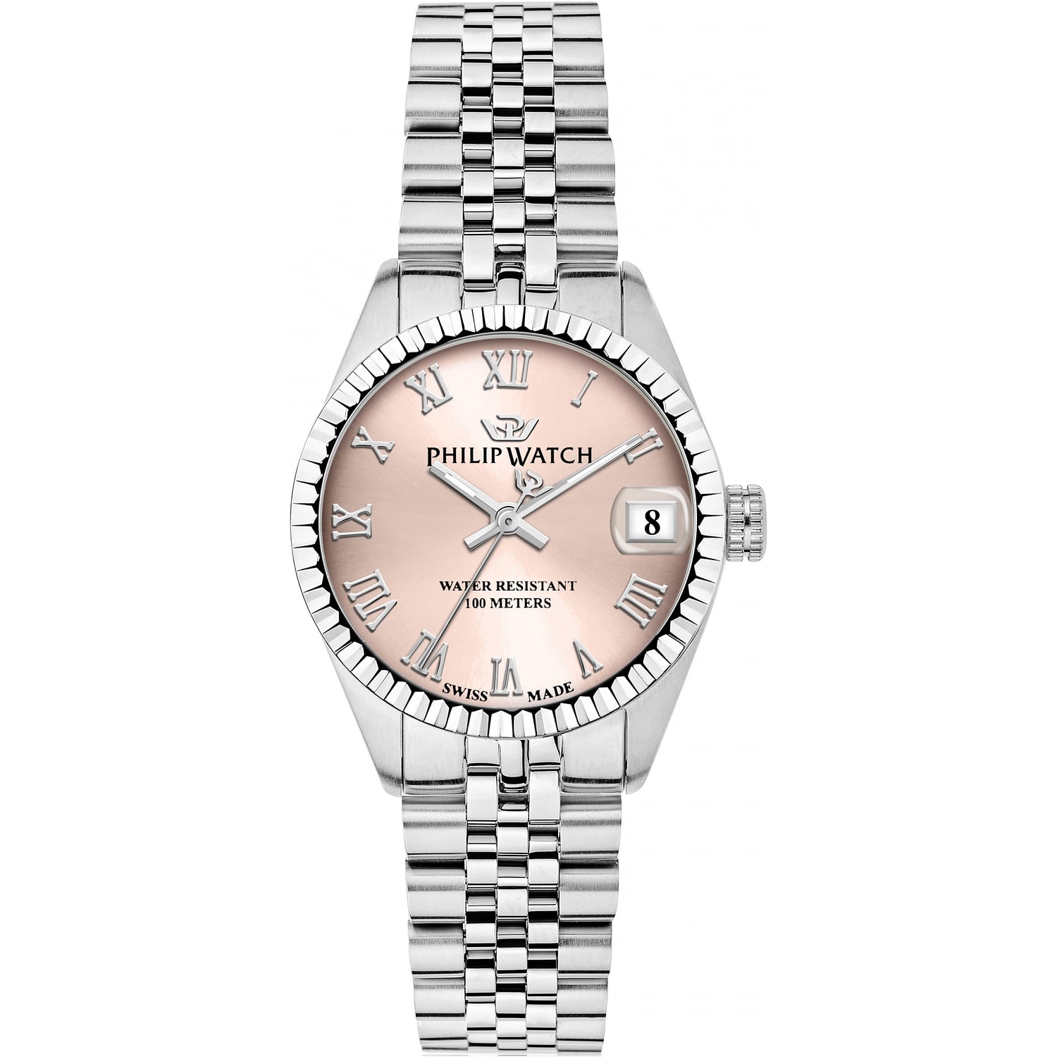Caribe 31mm 3H Pink Dial