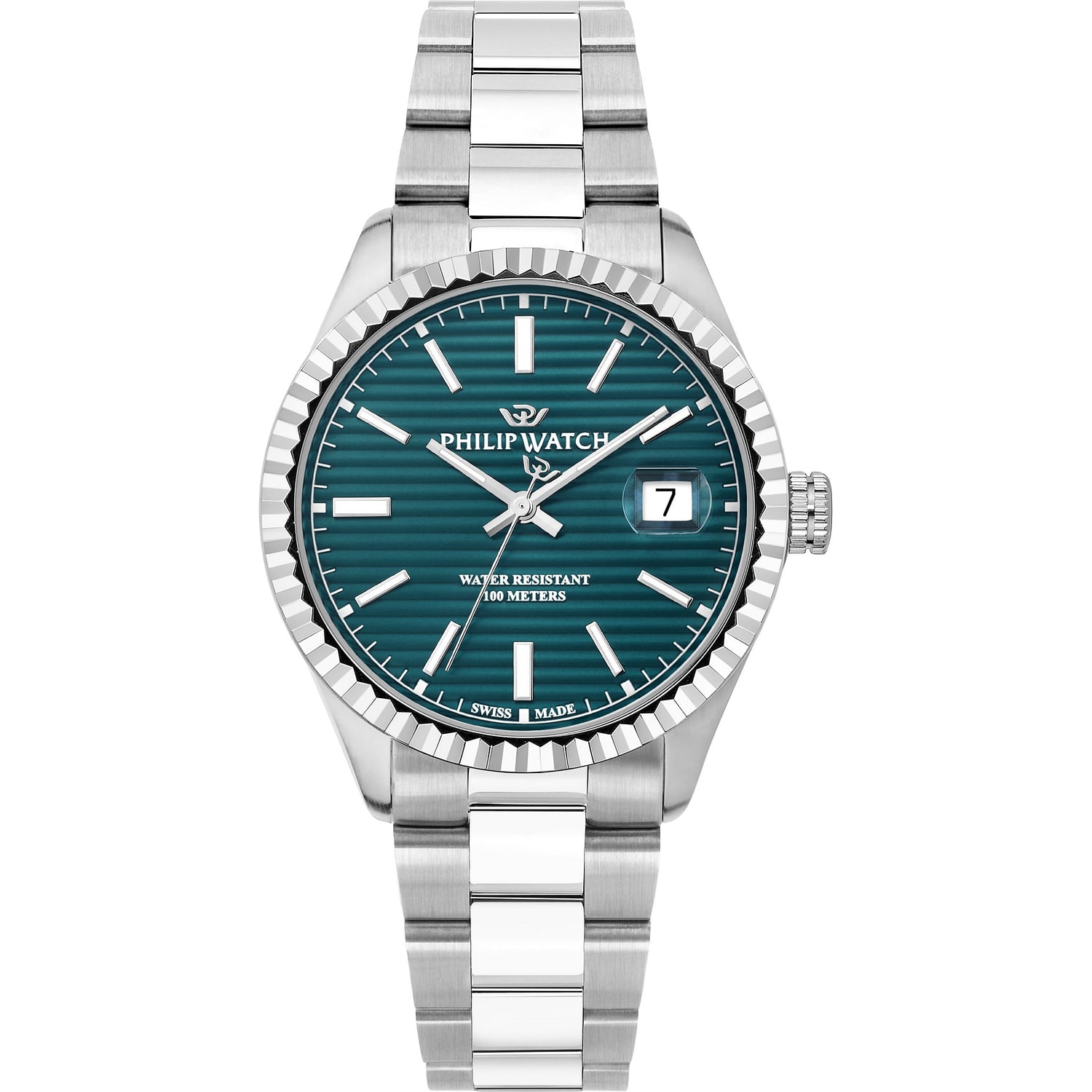 Caribe 39mm 3H Teal Green Dial S