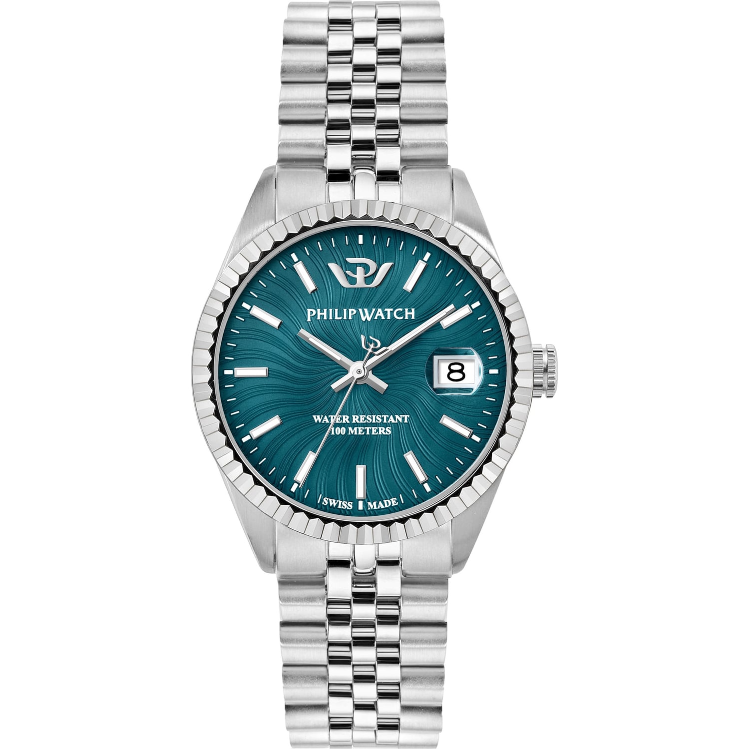 Caribe 35mm 3H Green Dial SS BR